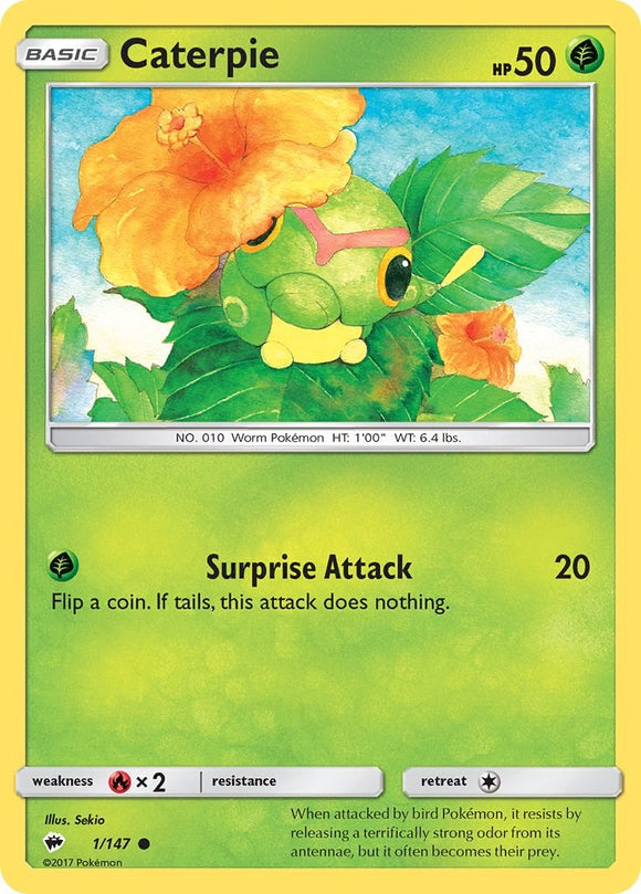 Caterpie (001/147) [Sun & Moon: Burning Shadows]