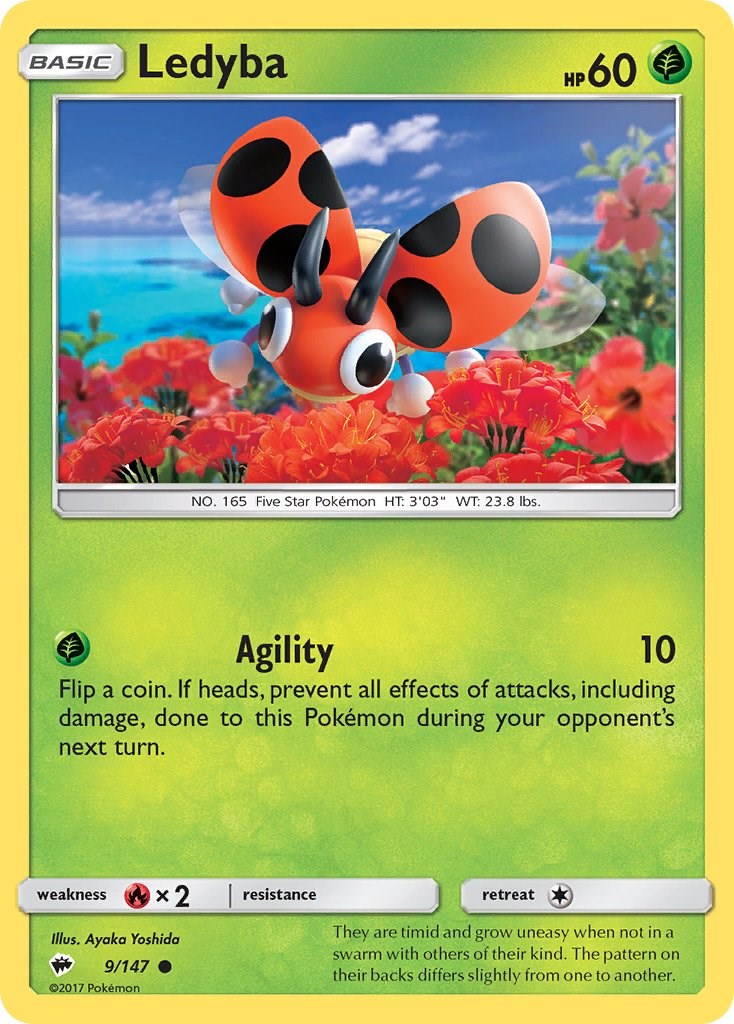 Ledyba [9/147] [Burning Shadows] Reverse Holofoil