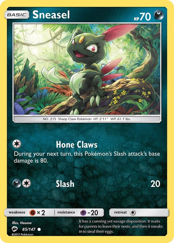 Sneasel (085/147) [Sun & Moon: Burning Shadows]