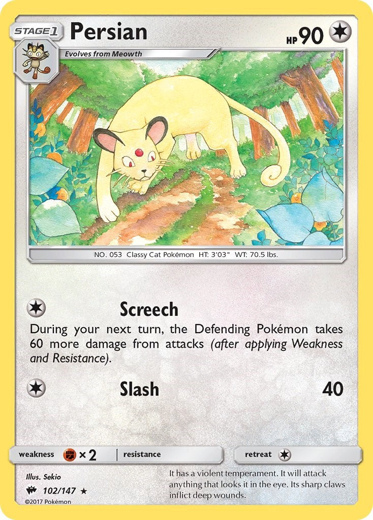 Persian [102/147] [Burning Shadows] Reverse Holofoil