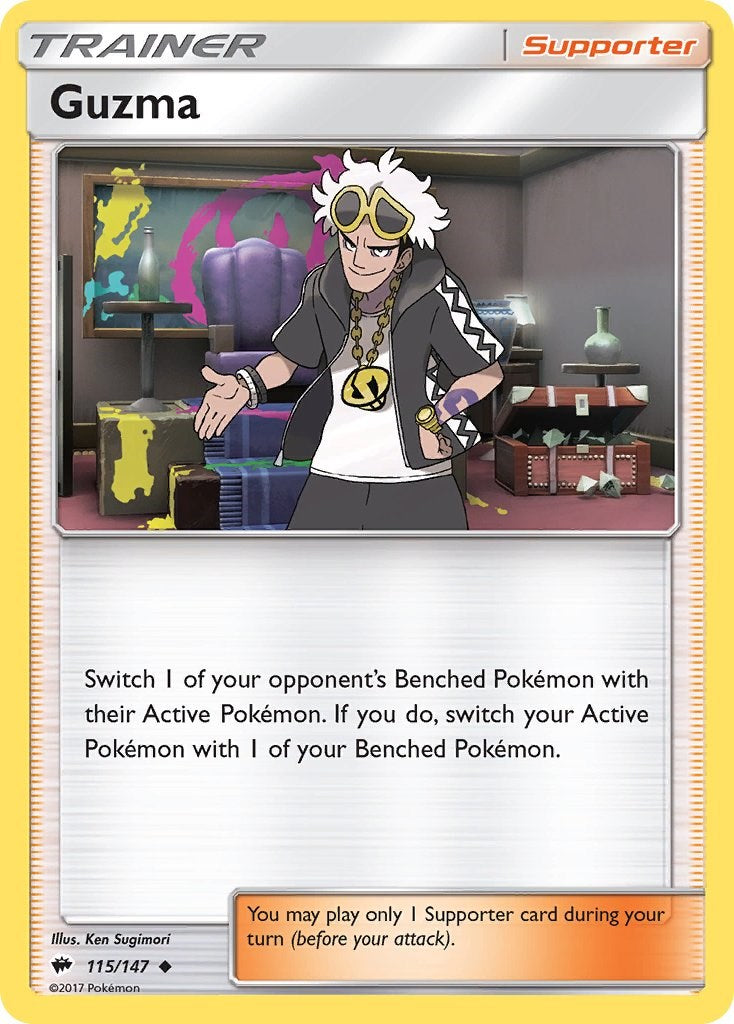 Guzma [115/147] [Burning Shadows] Reverse Holofoil