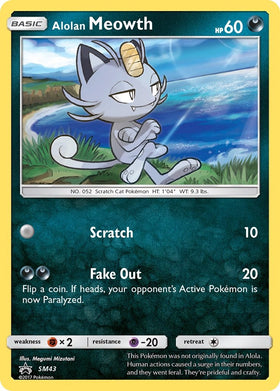 Alolan Meowth - SM43 [SM43] [SM Promos] Holofoil