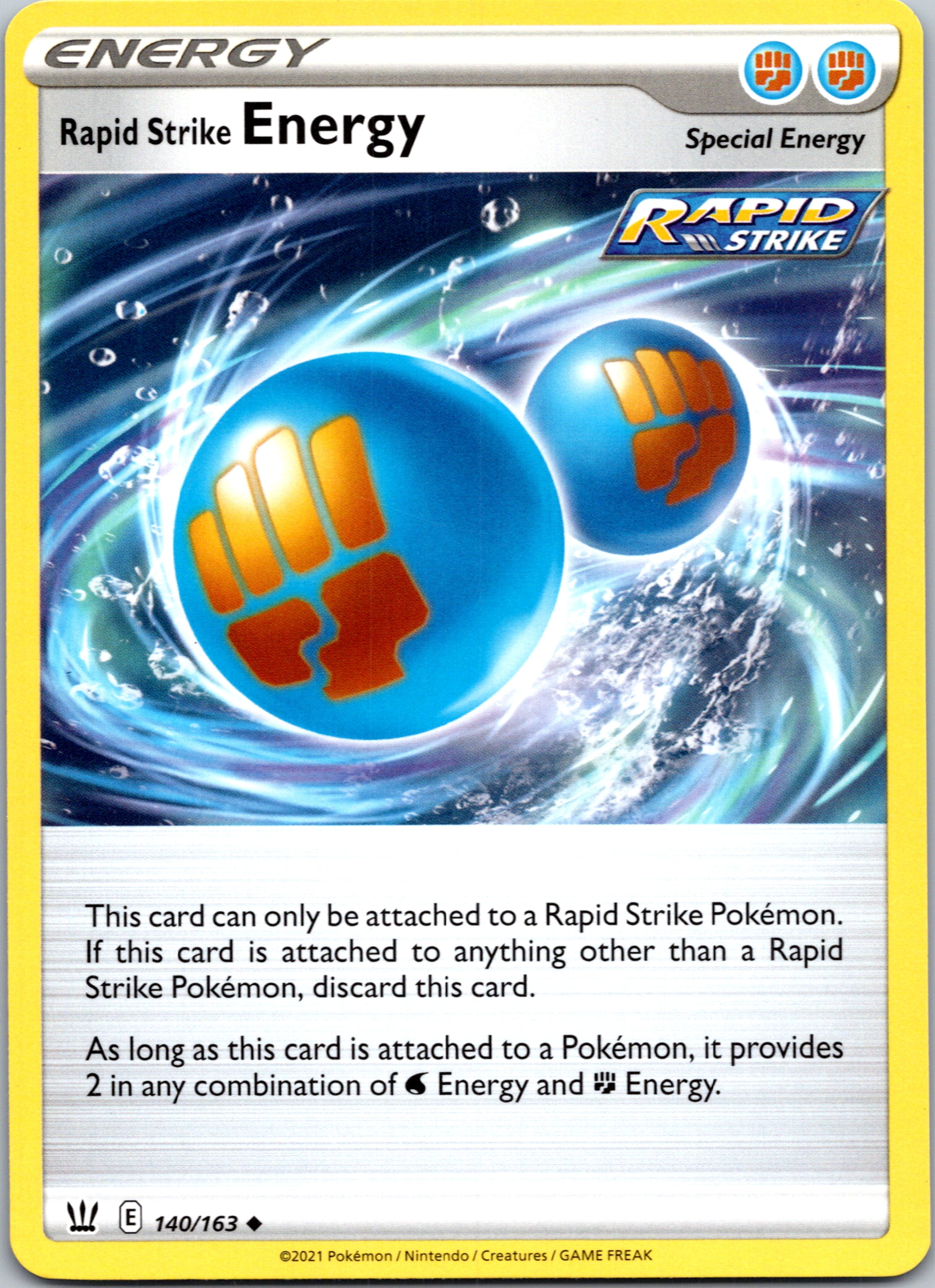 Rapid Strike Energy [140/163] [SWSH05: Battle Styles]