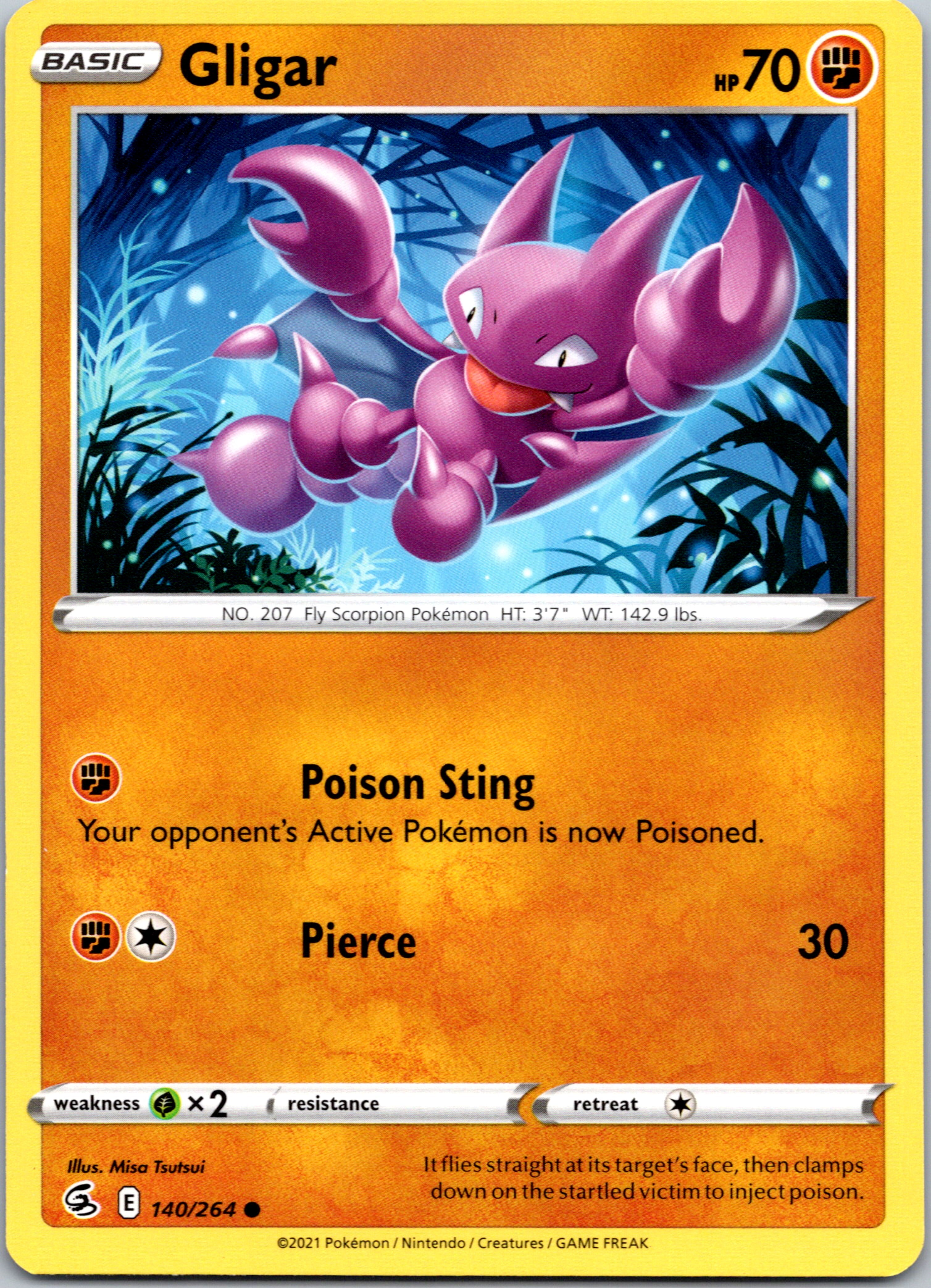 Gligar (140/264) [Sword & Shield: Fusion Strike]