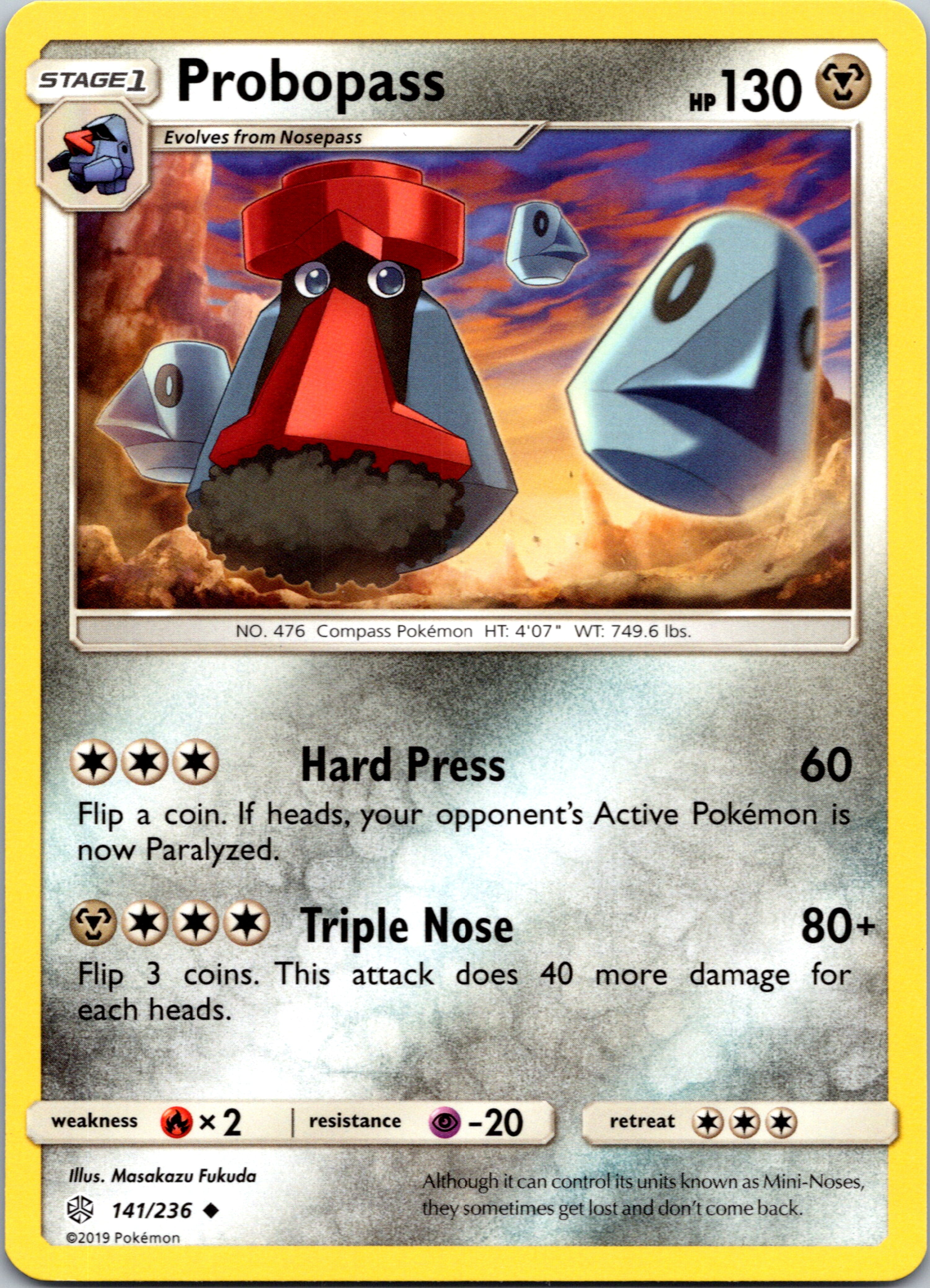 Probopass (141/236) [Sun & Moon: Cosmic Eclipse]