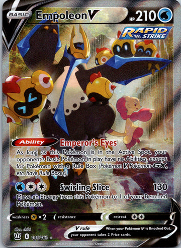 Empoleon V (Alternate Full Art)  [146/163] [SWSH05: Battle Styles]