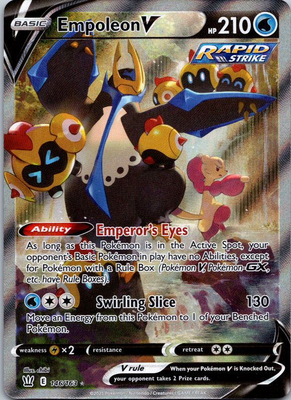 Empoleon V (Alternate Full Art)  [146/163] [SWSH05: Battle Styles]