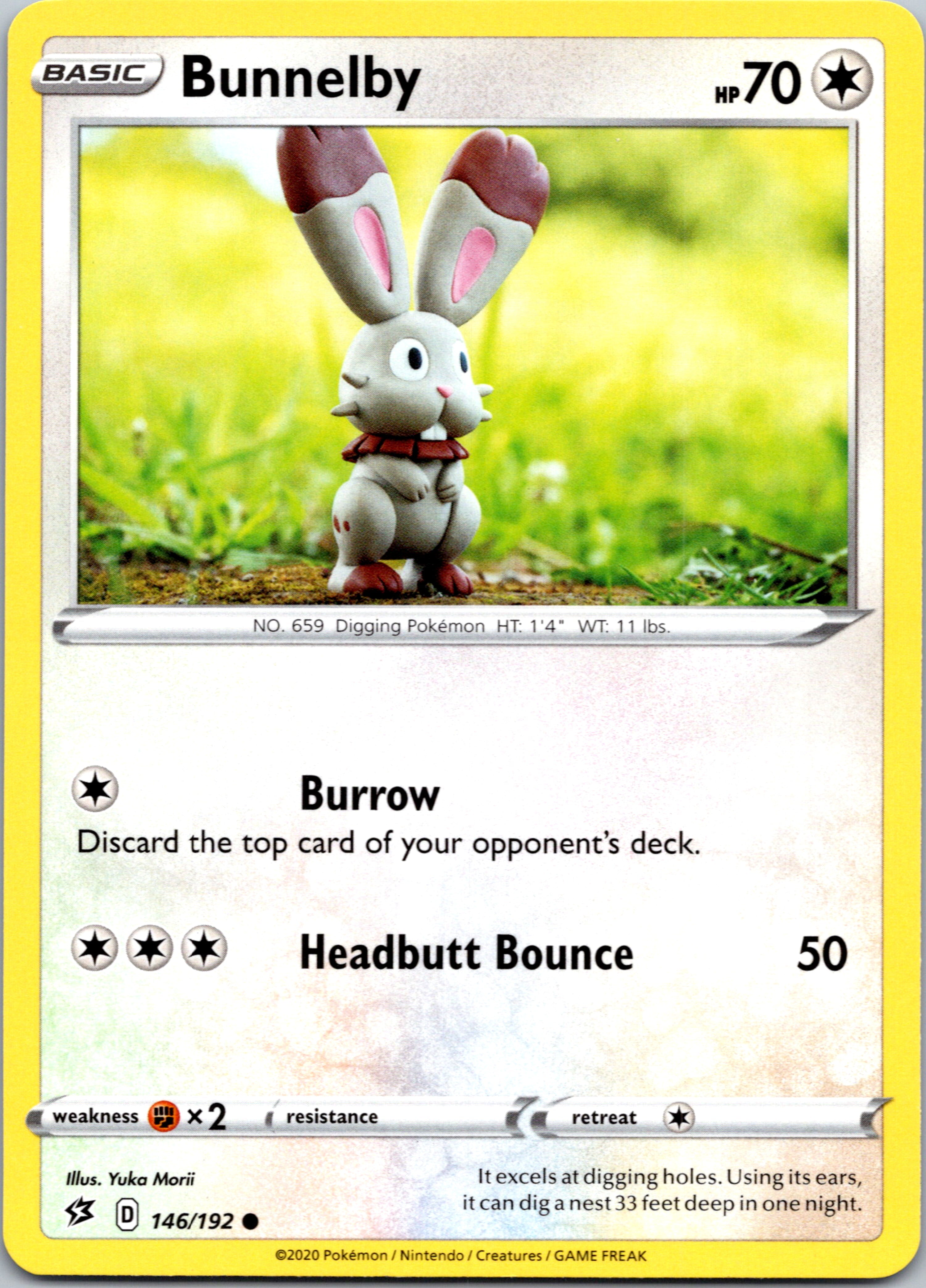 Bunnelby (146/192) [Sword & Shield: Rebel Clash]