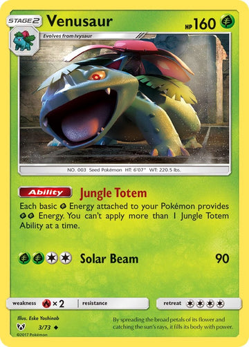Venusaur [3/73] [Shining Legends] Reverse Holofoil