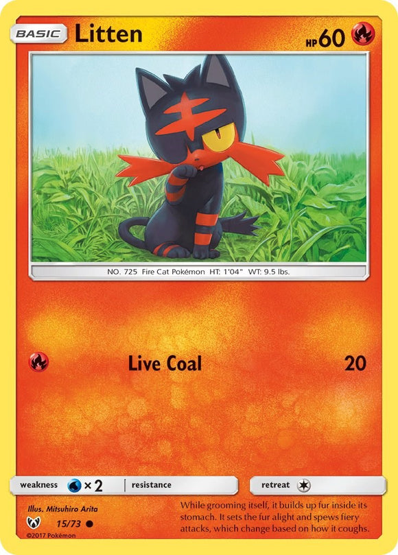 Litten [15/73] [Shining Legends] Reverse Holofoil