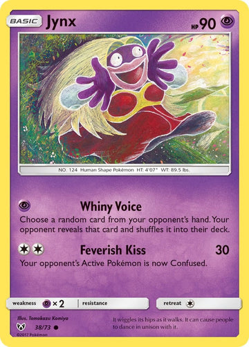 Jynx [38/73] [Shining Legends] Reverse Holofoil