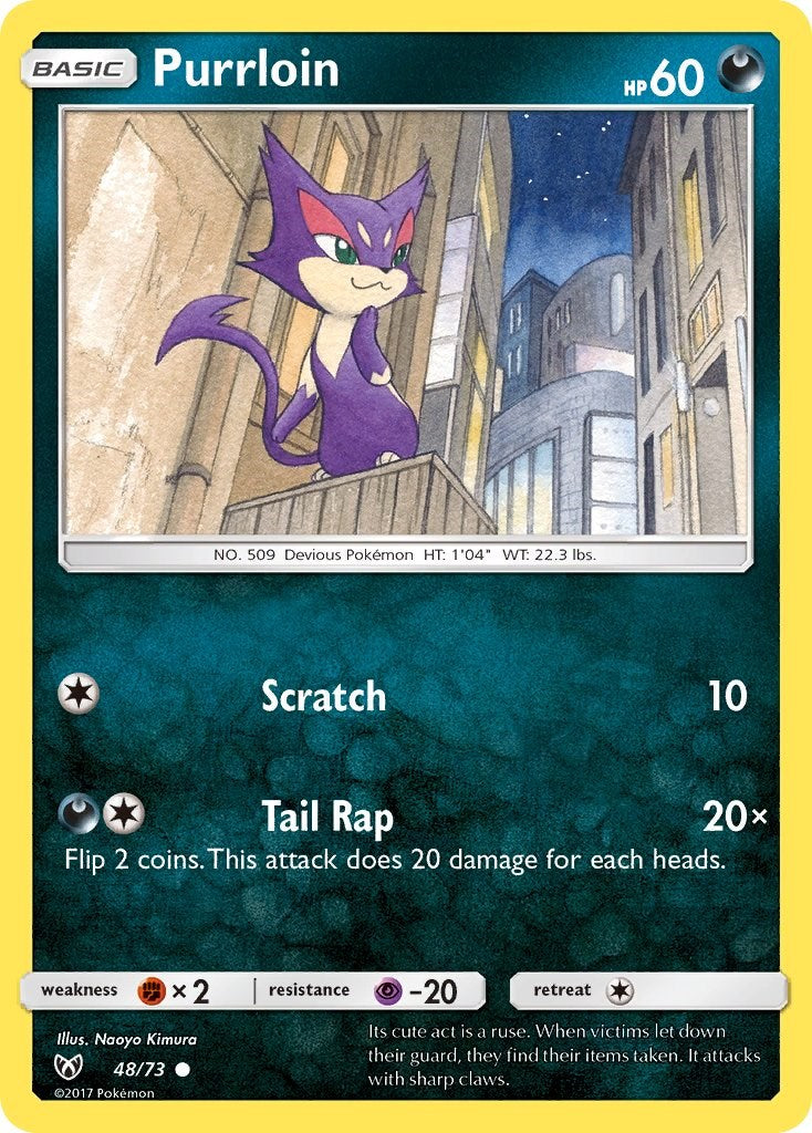Purrloin [48/73] [Shining Legends] Reverse Holofoil