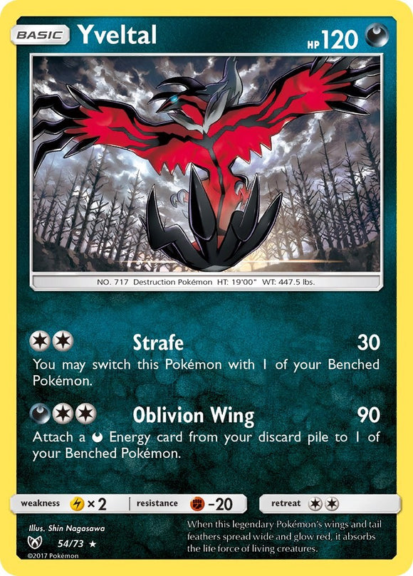 Yveltal [54/73] [Shining Legends] Reverse Holofoil