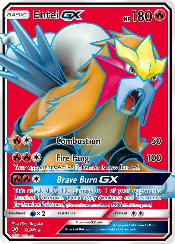 Entei GX (Full Art) [71/73] [Shining Legends] Holofoil