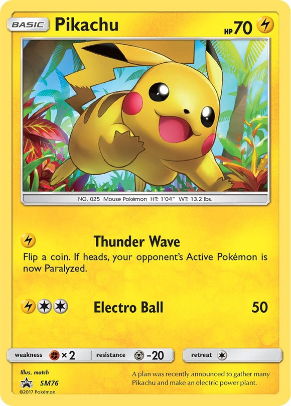 Pikachu - SM76 [SM76] [SM Promos] Holofoil
