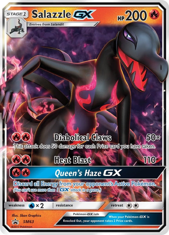 Salazzle GX - SM63 [SM63] [SM Promos] Holofoil