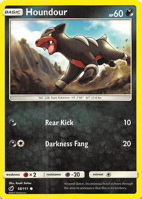 Houndour [58/111] [Crimson Invasion] Reverse Holofoil