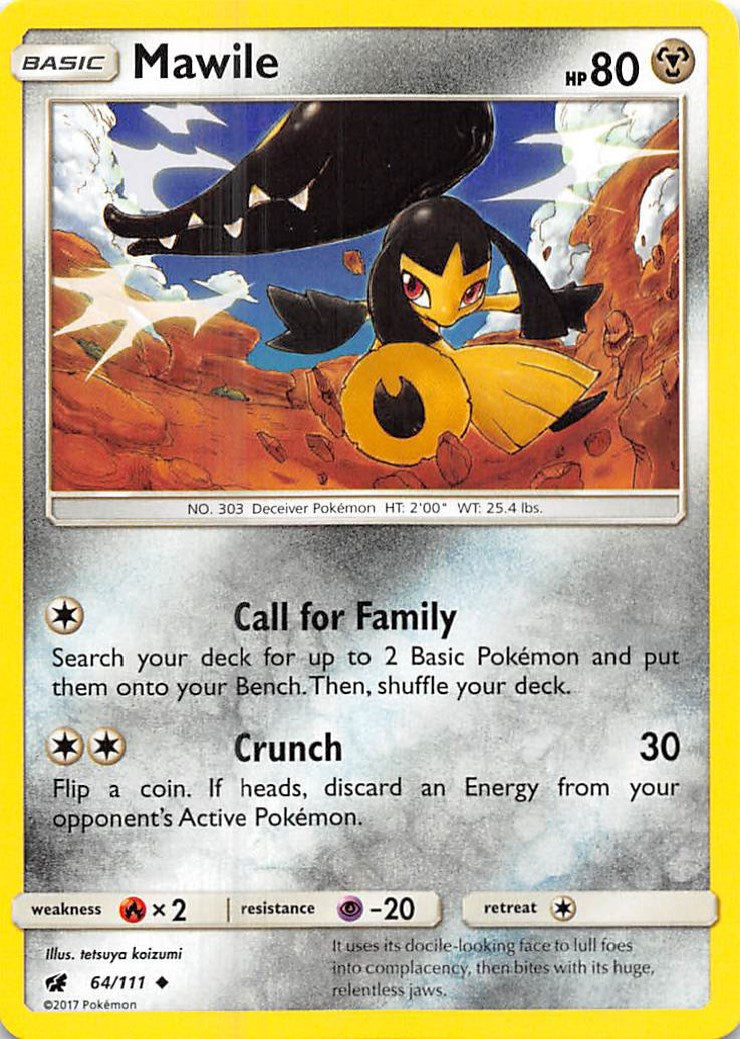 Mawile [64/111] [SM - Crimson Invasion] Reverse Holofoil