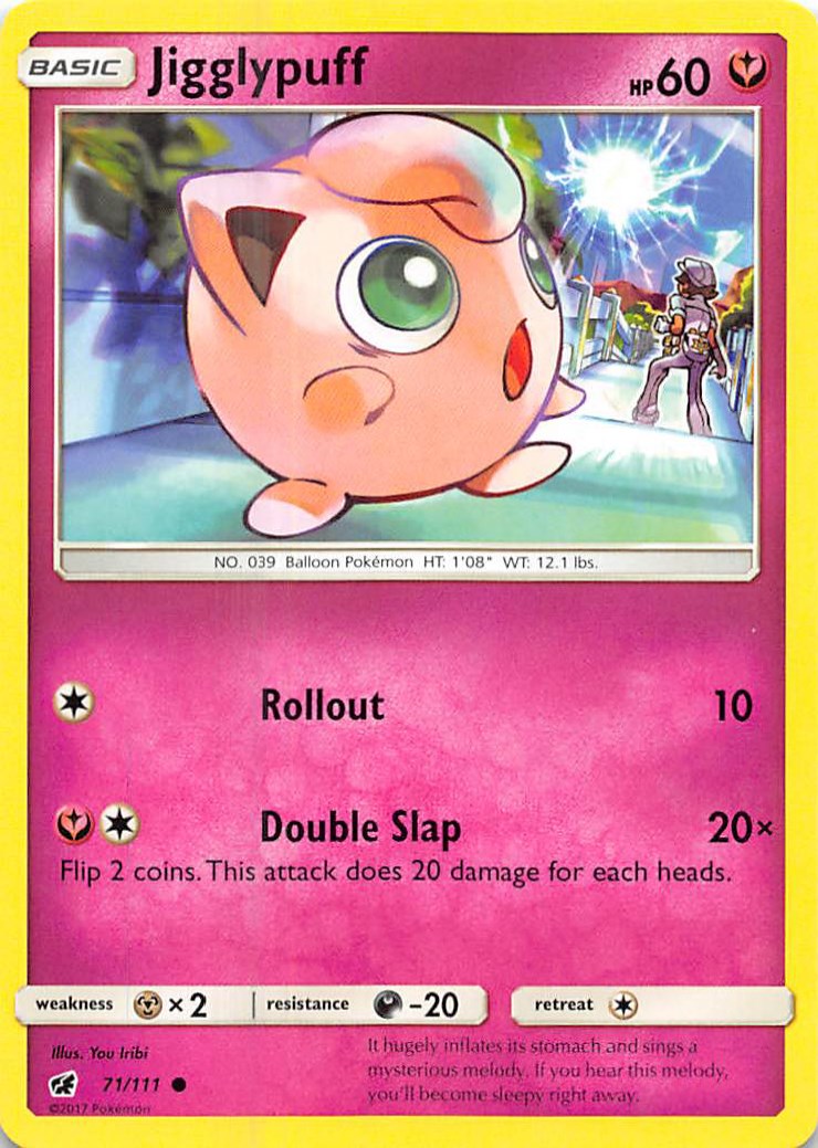 Jigglypuff [71/111] [SM - Crimson Invasion] Reverse Holofoil