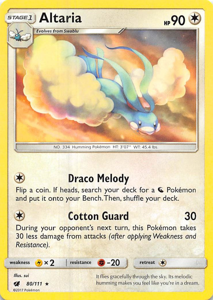 Altaria [80/111] [SM - Crimson Invasion] Reverse Holofoil