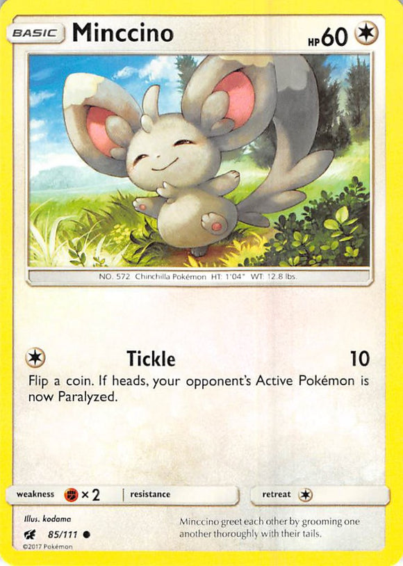 Minccino [85/111] [Crimson Invasion] Reverse Holofoil