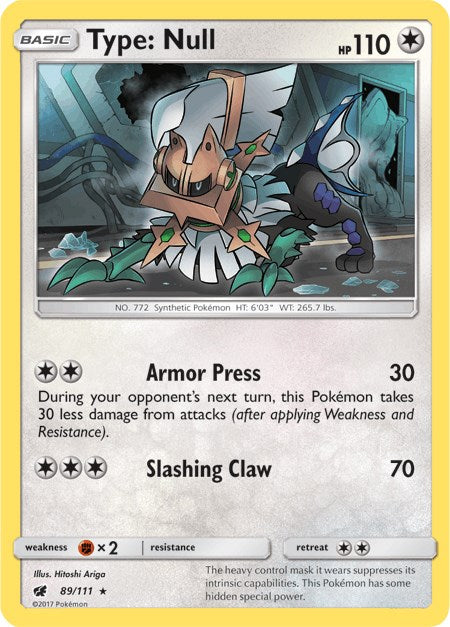 Type: Null [89/111] [Crimson Invasion] Reverse Holofoil