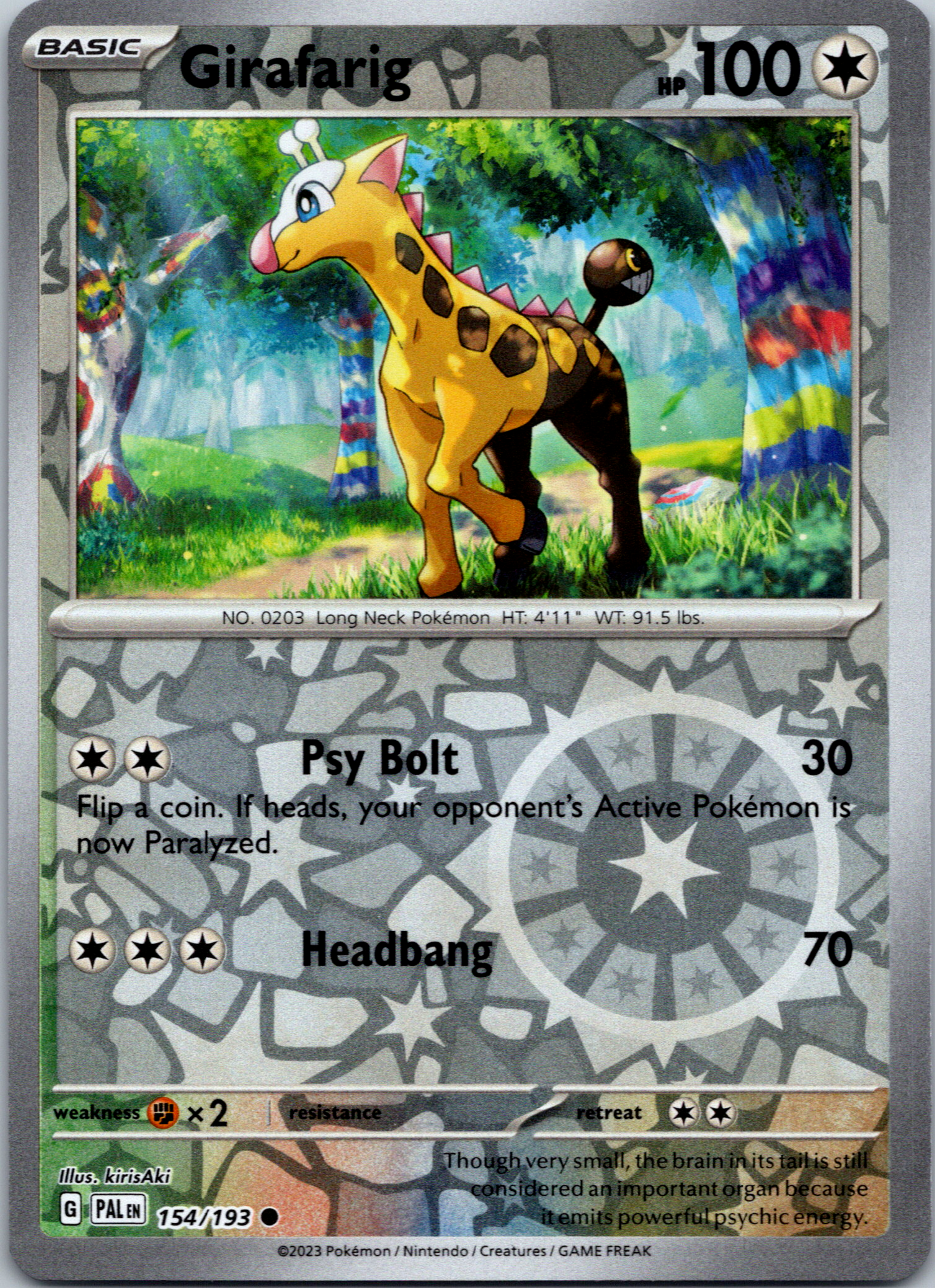 Girafarig (154/193) [Scarlet & Violet: Paldea Evolved]