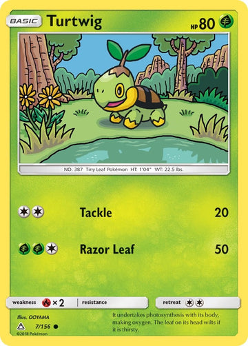 Turtwig (7) [7/156] [Ultra Prism] Reverse Holofoil