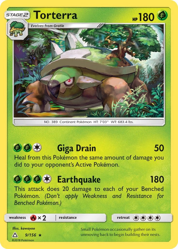 Torterra [9/156] [Ultra Prism] Reverse Holofoil