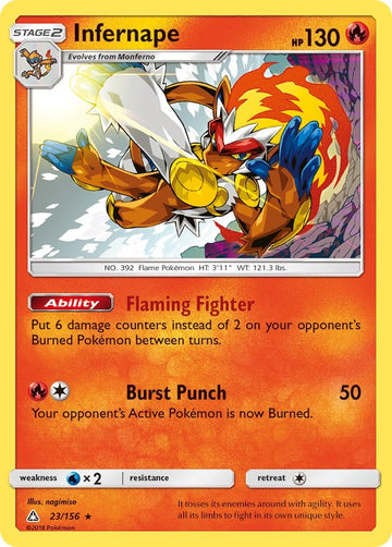 Infernape [23/156] [Ultra Prism] Holofoil