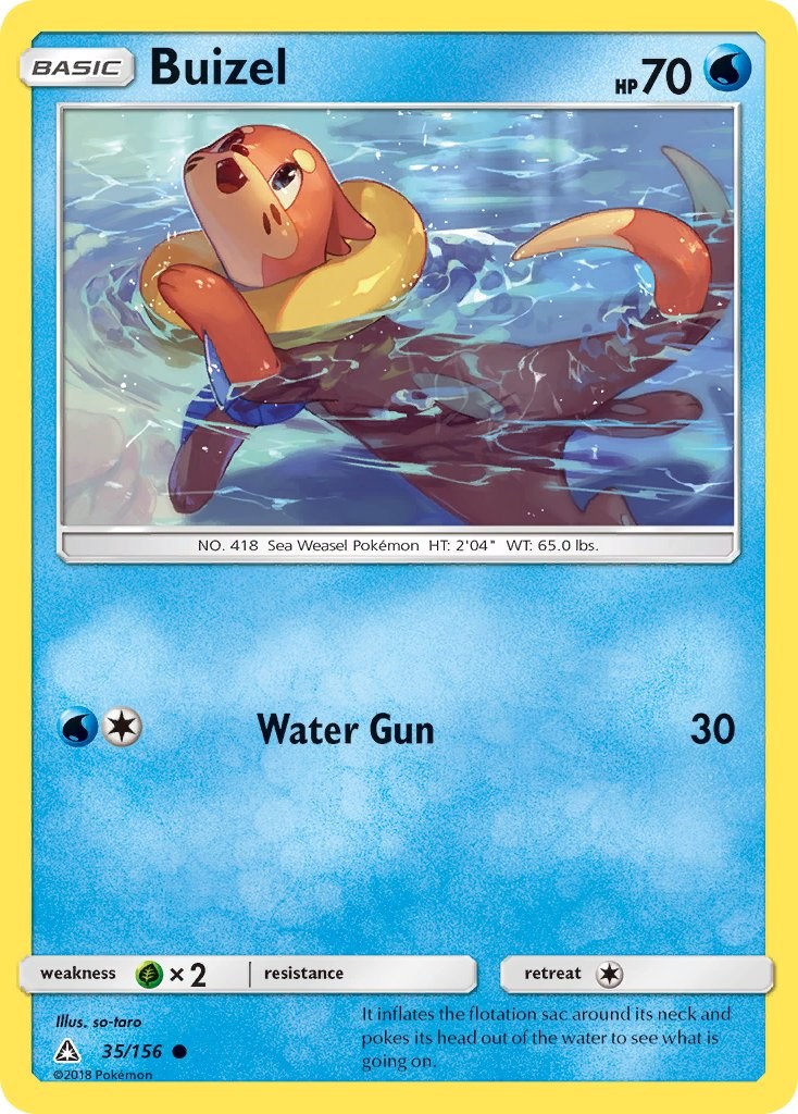 Buizel [35/156] [Ultra Prism] Reverse Holofoil