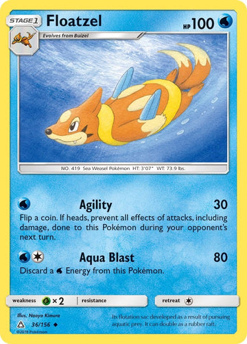 Floatzel [36/156] [Ultra Prism]