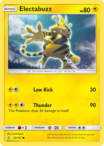 Electabuzz [43/156] [Ultra Prism] Reverse Holofoil