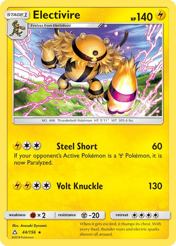 Electivire [44/156] [Ultra Prism] Reverse Holofoil