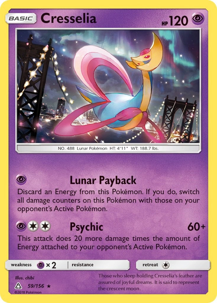 Cresselia [59/156] [Ultra Prism] Reverse Holofoil