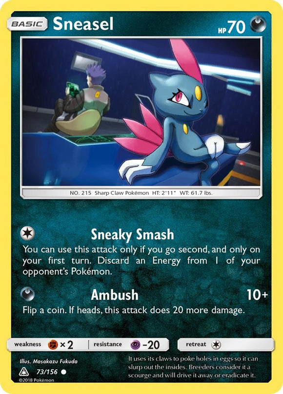 Sneasel [73/156] [Ultra Prism] Reverse Holofoil