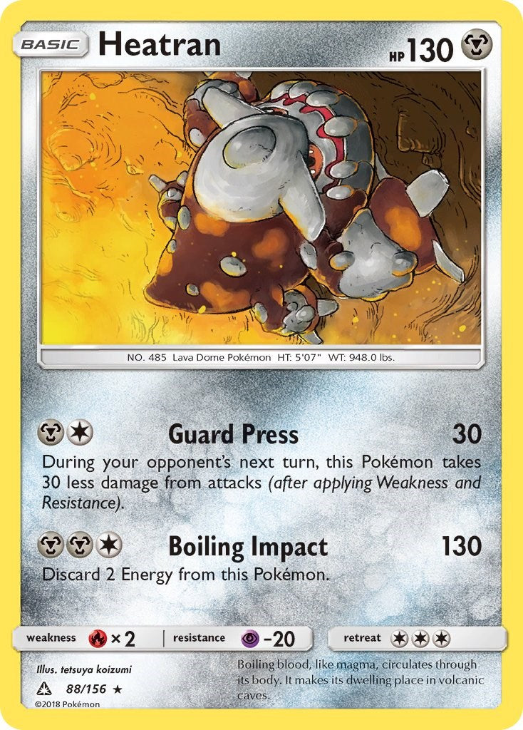 Heatran [88/156] [Ultra Prism] Reverse Holofoil