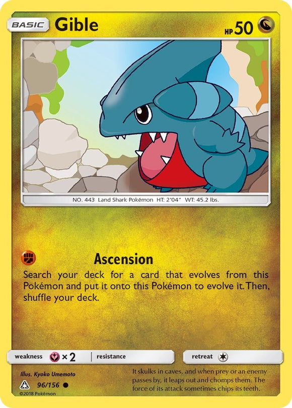 Gible (96) [96/156] [Ultra Prism] Reverse Holofoil