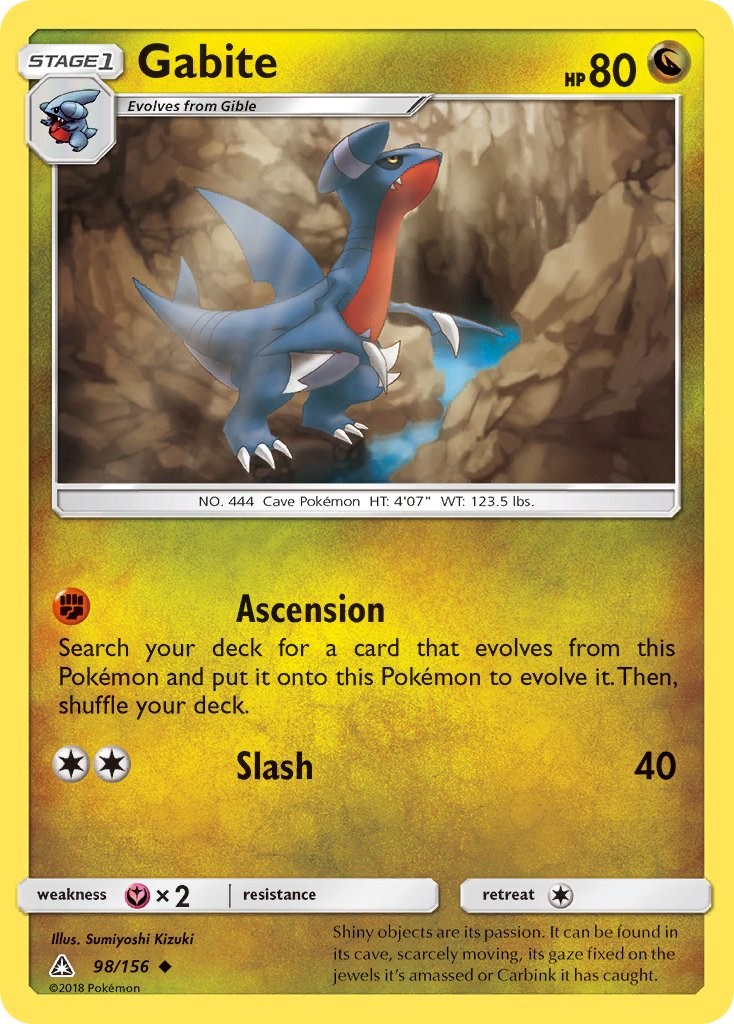 Gabite [98/156] [Ultra Prism] Reverse Holofoil