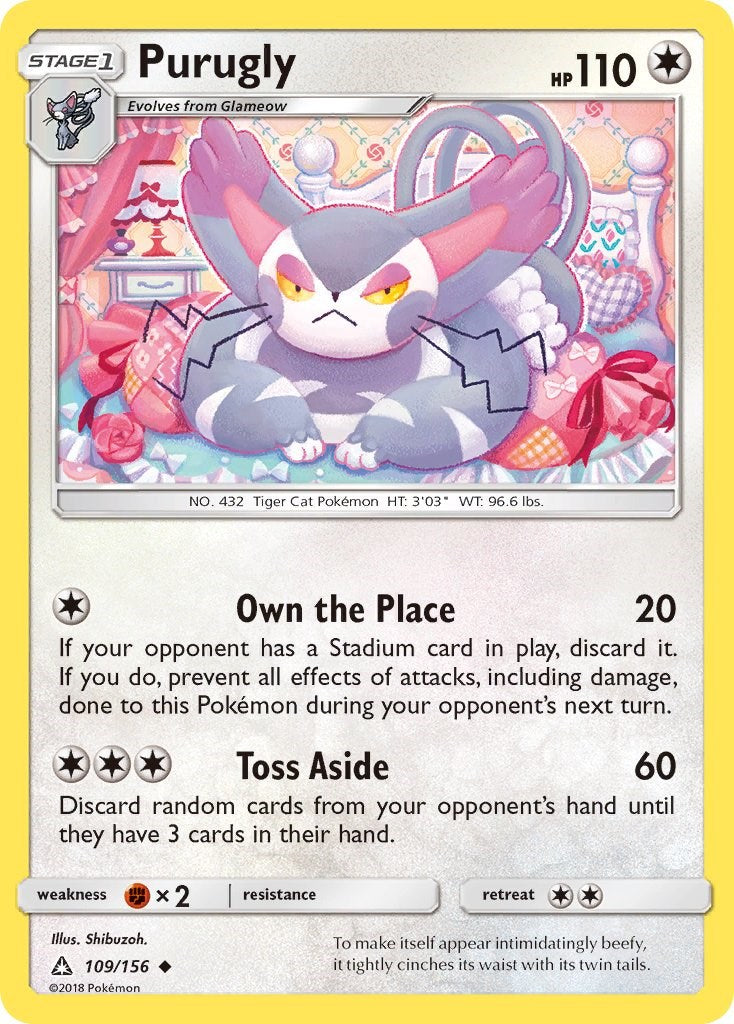 Purugly [109/156] [Ultra Prism] Reverse Holofoil