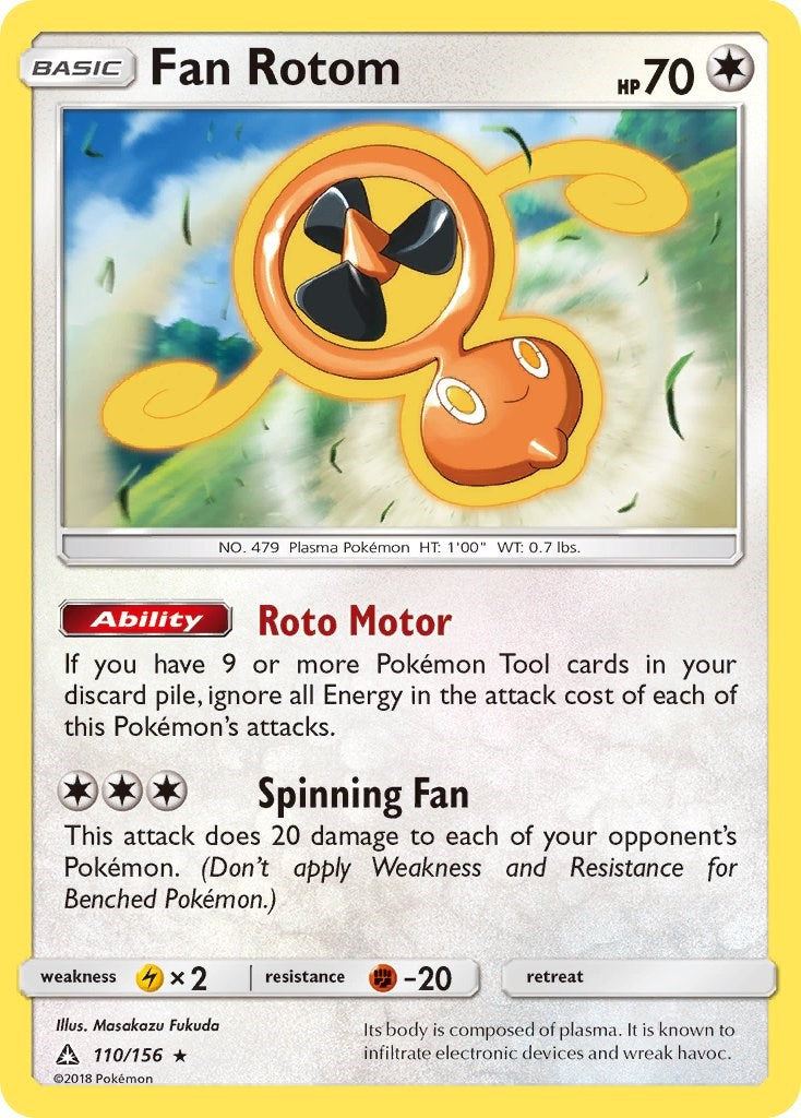 Fan Rotom [110/156] [Ultra Prism] Reverse Holofoil