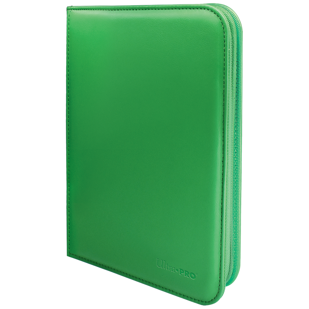 Vivid 4-Pocket Zippered PRO-Binder - Green - Local Pickup Only