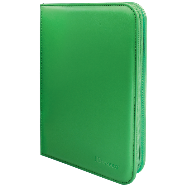 Vivid 4-Pocket Zippered PRO-Binder - Green - Local Pickup Only