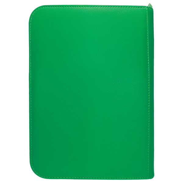 Vivid 4-Pocket Zippered PRO-Binder - Green - Local Pickup Only