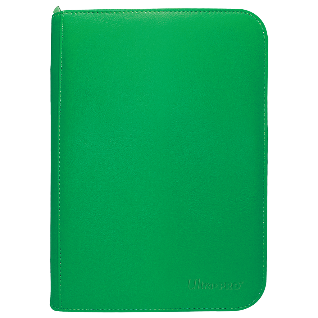 Vivid 4-Pocket Zippered PRO-Binder - Green - Local Pickup Only