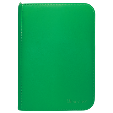 Vivid 4-Pocket Zippered PRO-Binder - Green - Local Pickup Only