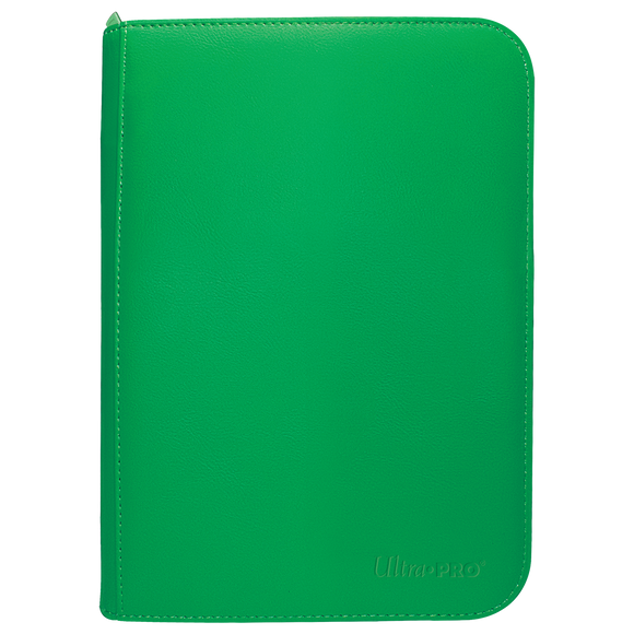 Vivid 4-Pocket Zippered PRO-Binder - Green - Local Pickup Only