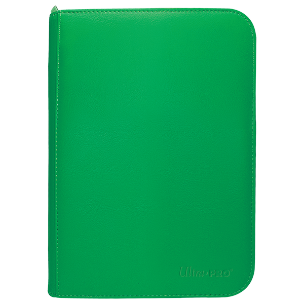 Vivid 4-Pocket Zippered PRO-Binder - Green - Local Pickup Only