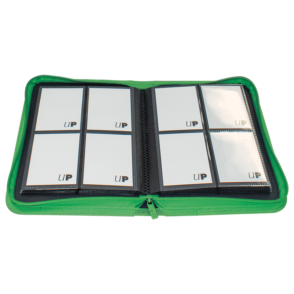 Vivid 4-Pocket Zippered PRO-Binder - Green - Local Pickup Only