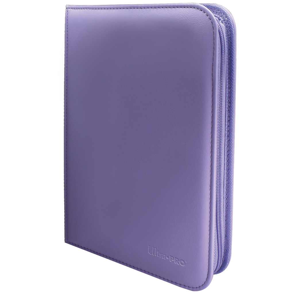 Vivid 4-Pocket Zippered PRO-Binder - Purple - Local Pickup Only